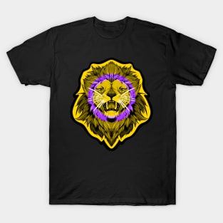 illustrated LION PRIDE series ( Intersex pride flag ) T-Shirt